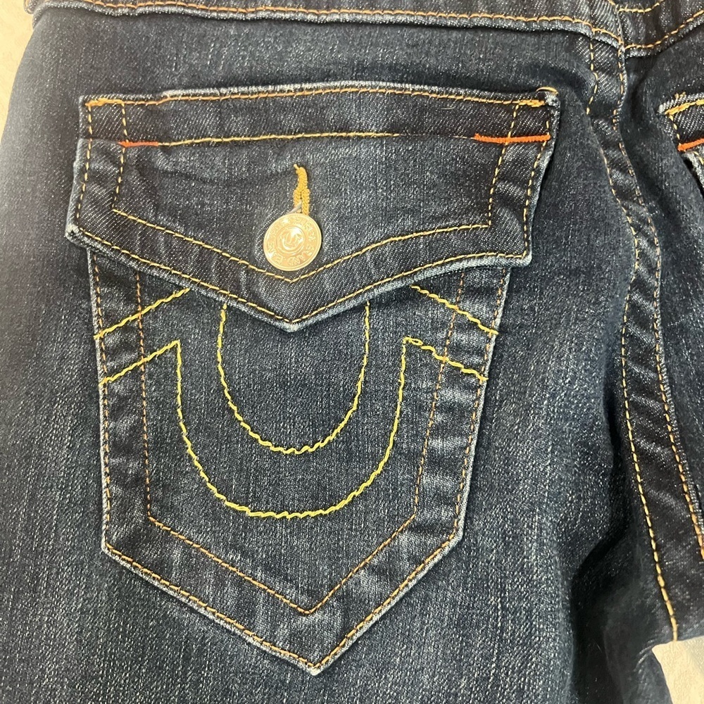 True Religion Ricky Relaxed Straight Jeans Size 28 Womens - Picture 12 of 13